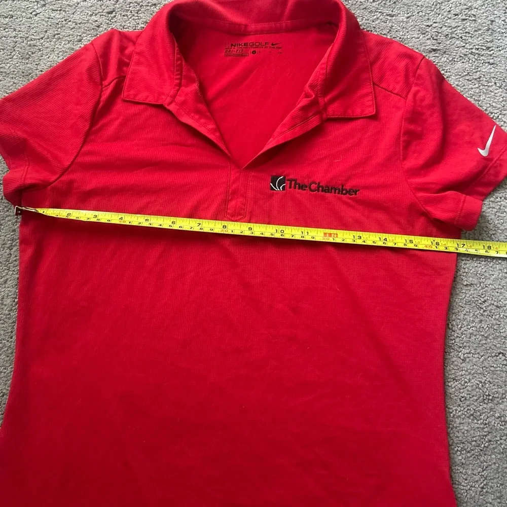 Nike Golf Dri-FIT Red Polo Shirt  | Small